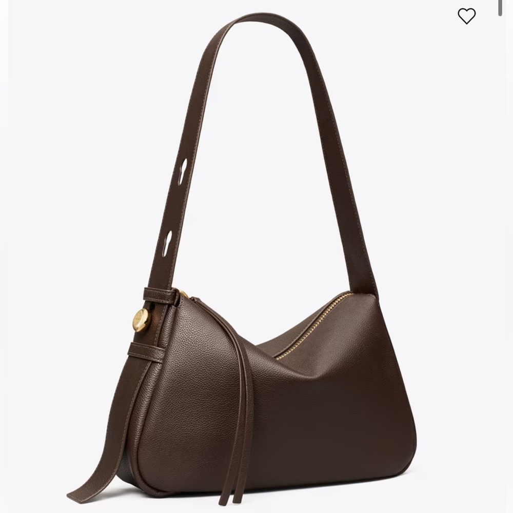 Tory Burch Romy Shoulder Bag in Deep Brown